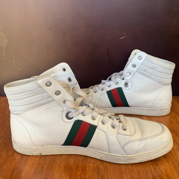 Gucci Men's Coda High-Top Sneakers - Picture 15 of 16